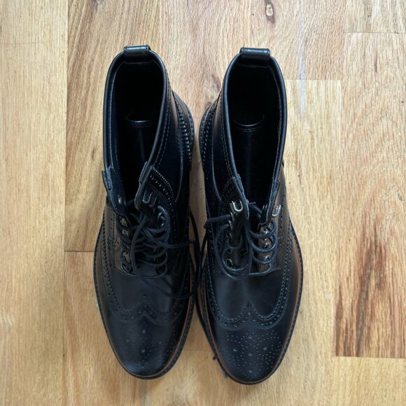 Coach Bryant Wingtip Leather Boots